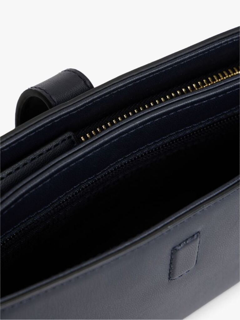Blue TH Monogram Chain Strap Crossover Bag  Women