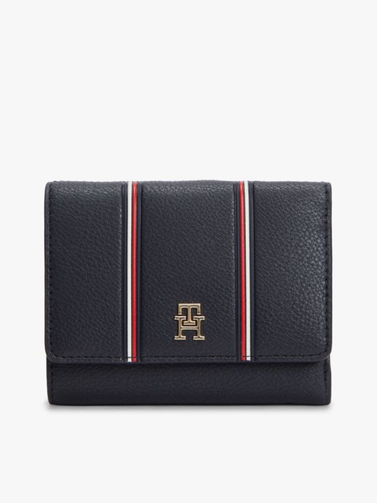 Blue Hilfiger Icon Signature Trifold Wallet  Women