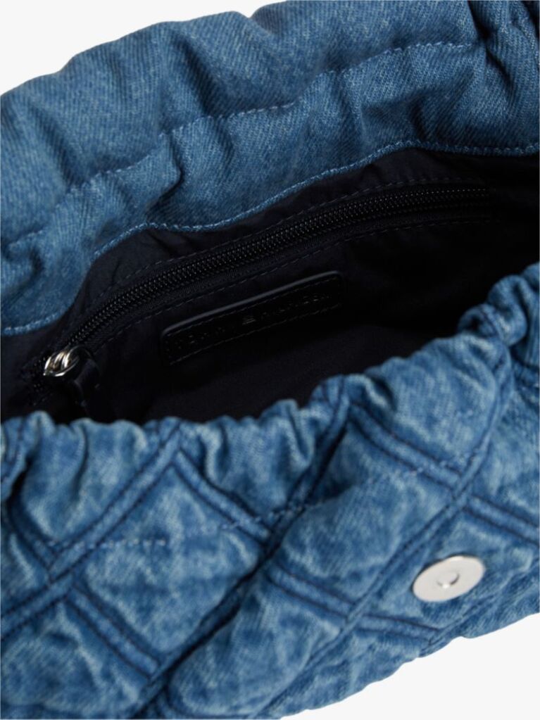 Denim Quilted Denim TH Monogram Shoulder Bag  Women
