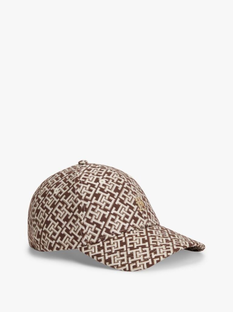 Multi TH Monogram Jacquard Baseball Cap  Women