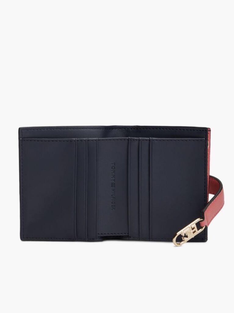 Pink TH Monogram Plaque Bifold Wallet  Women