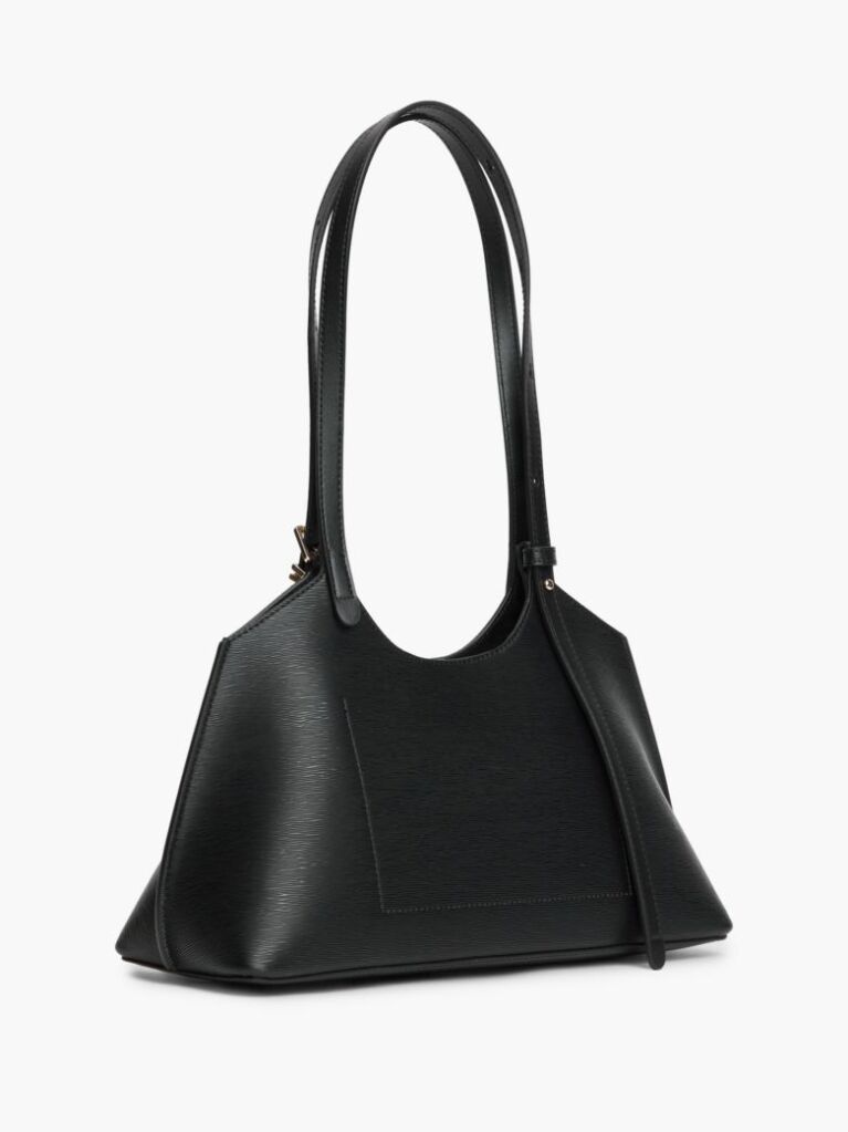 Black Modern Textured Tote Bag  Women
