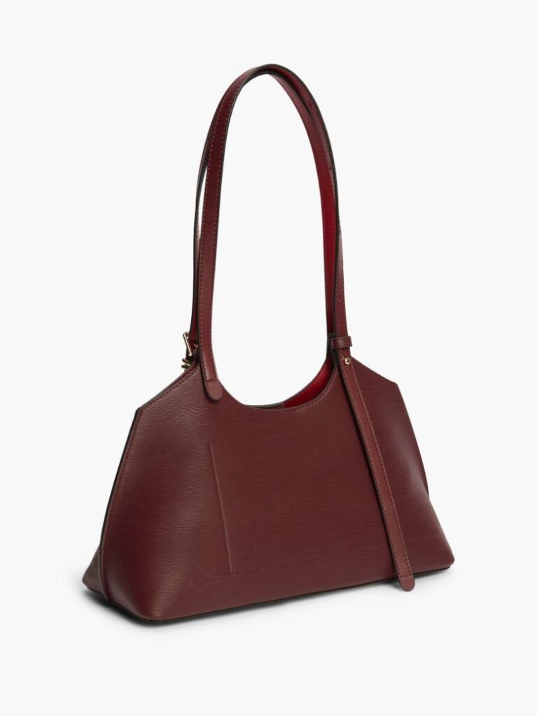 Red Modern Textured Tote Bag  Women