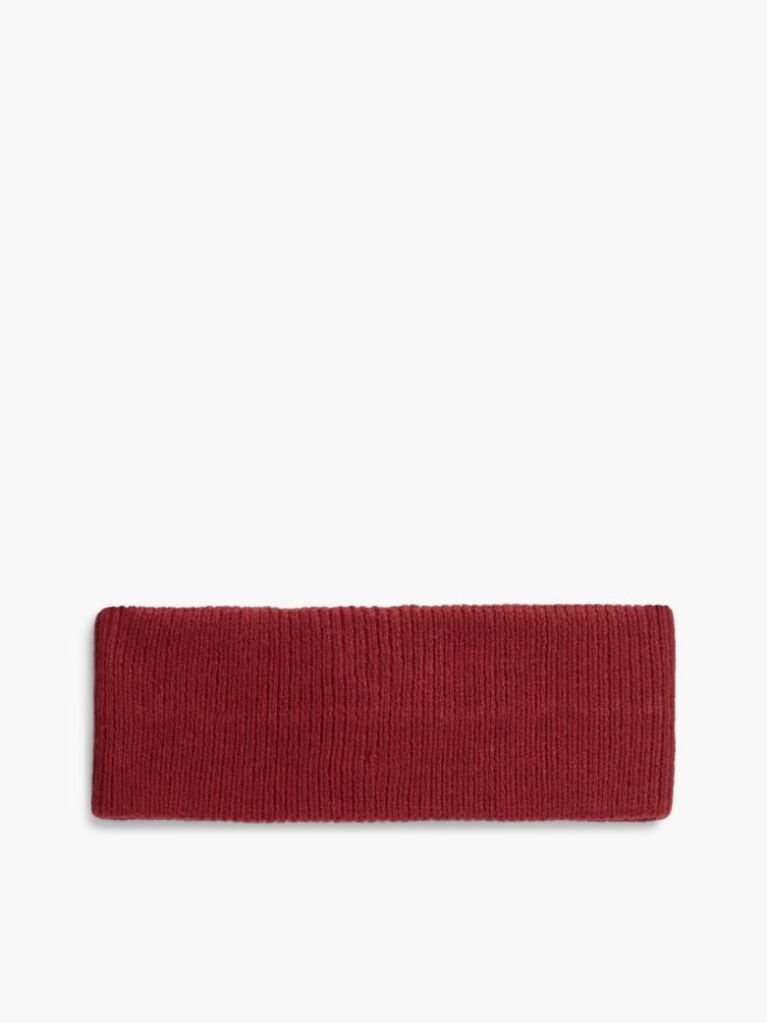 Red Hilfiger Flag Knit Headband With Wool  Women