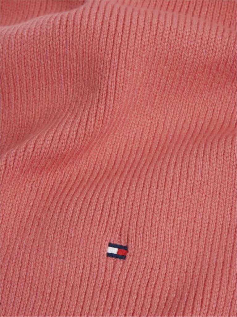 Pink Hilfiger Flag Knit Scarf With Wool  Women