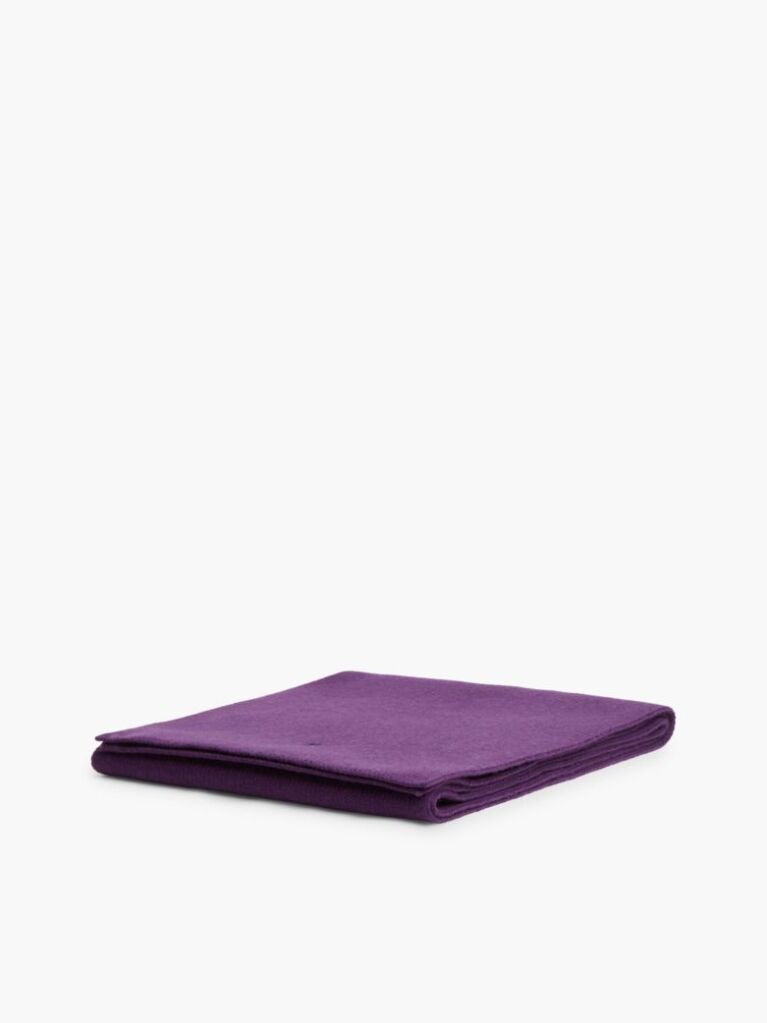 Purple Hilfiger Flag Knit Scarf With Wool  Women