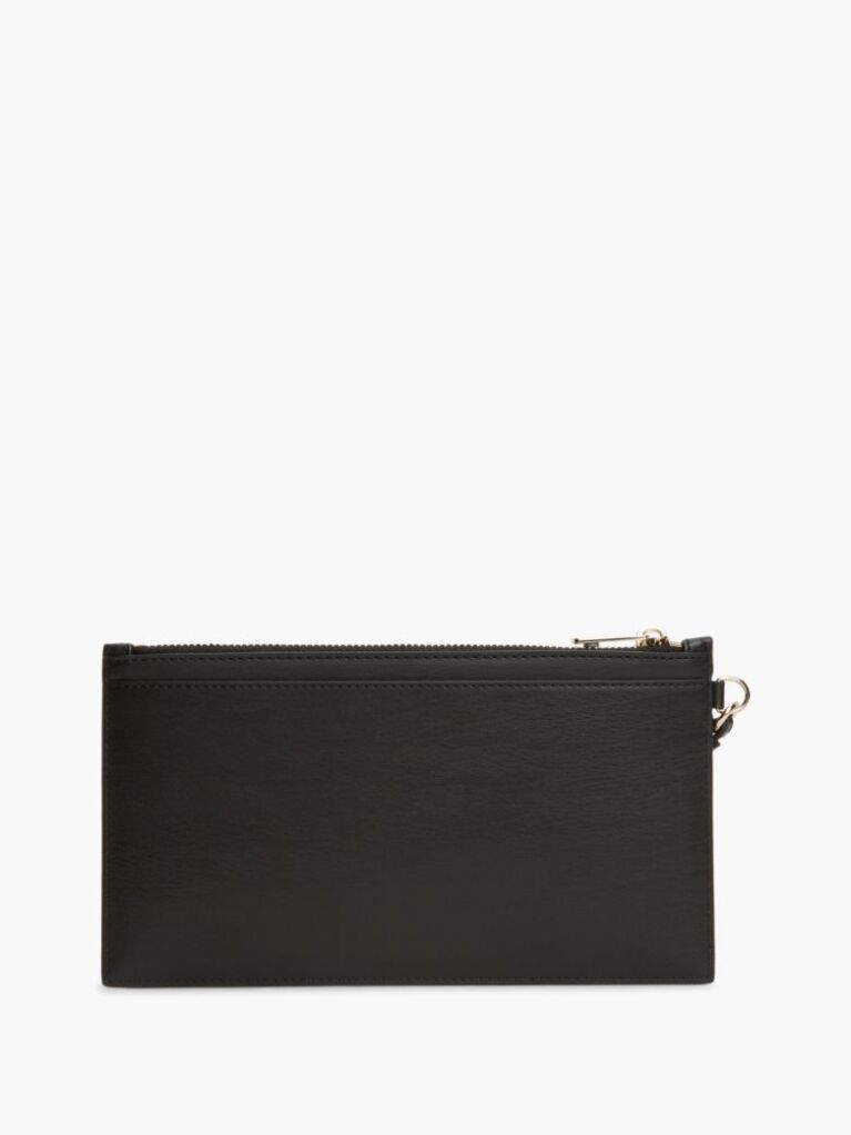 Black Hilfiger Icon Debossed Wrist Pouch  Women