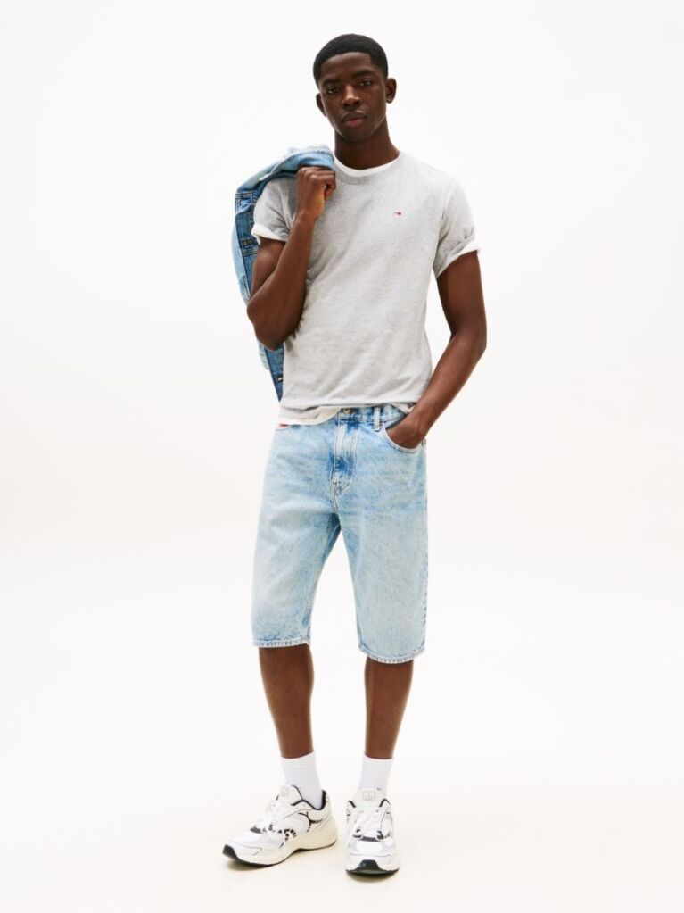 Grey Regular Fit Crew T-Shirt  Men