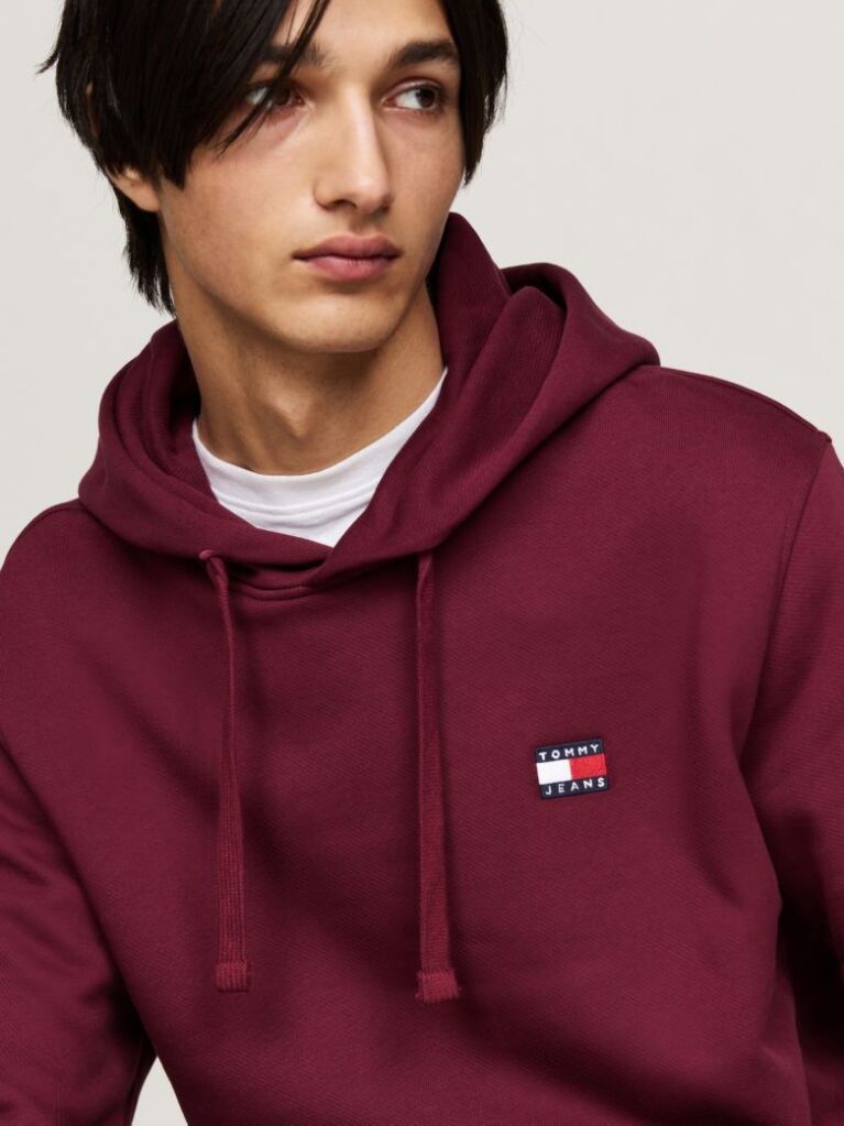 Red Badge Drawstring Hoody  Men