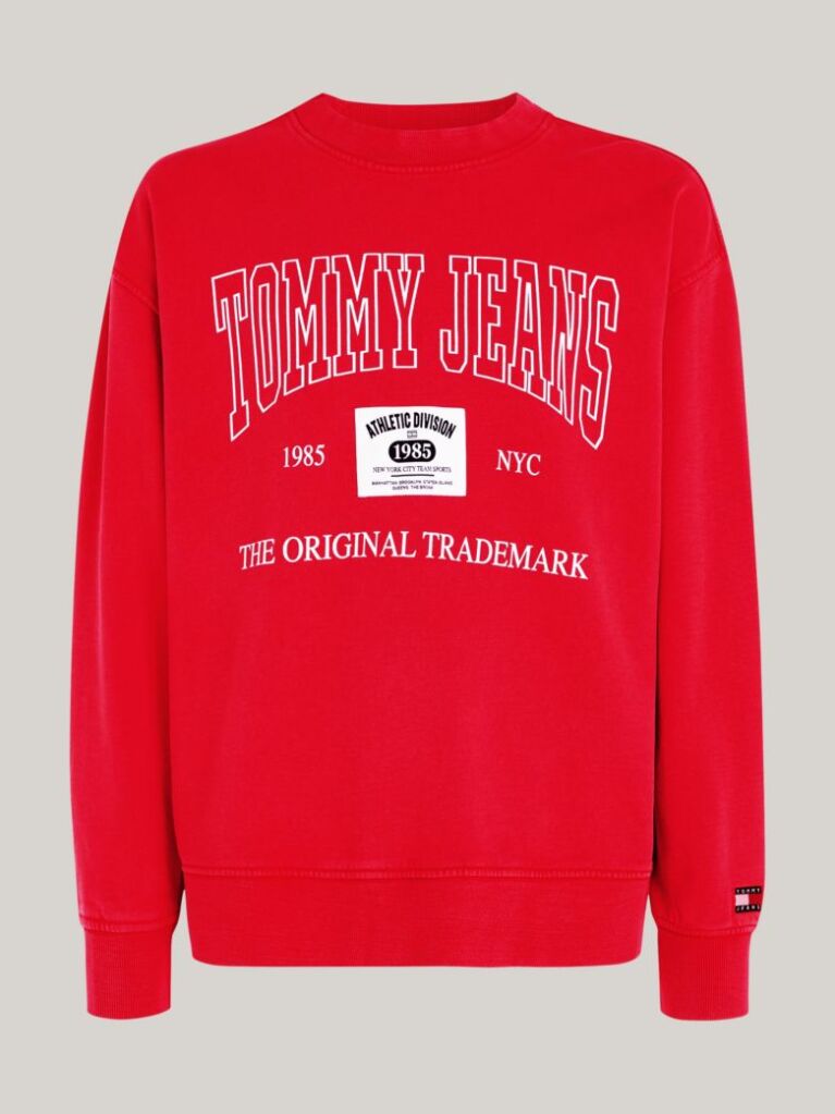 Red Archive Relaxed Sweatshirt  Men