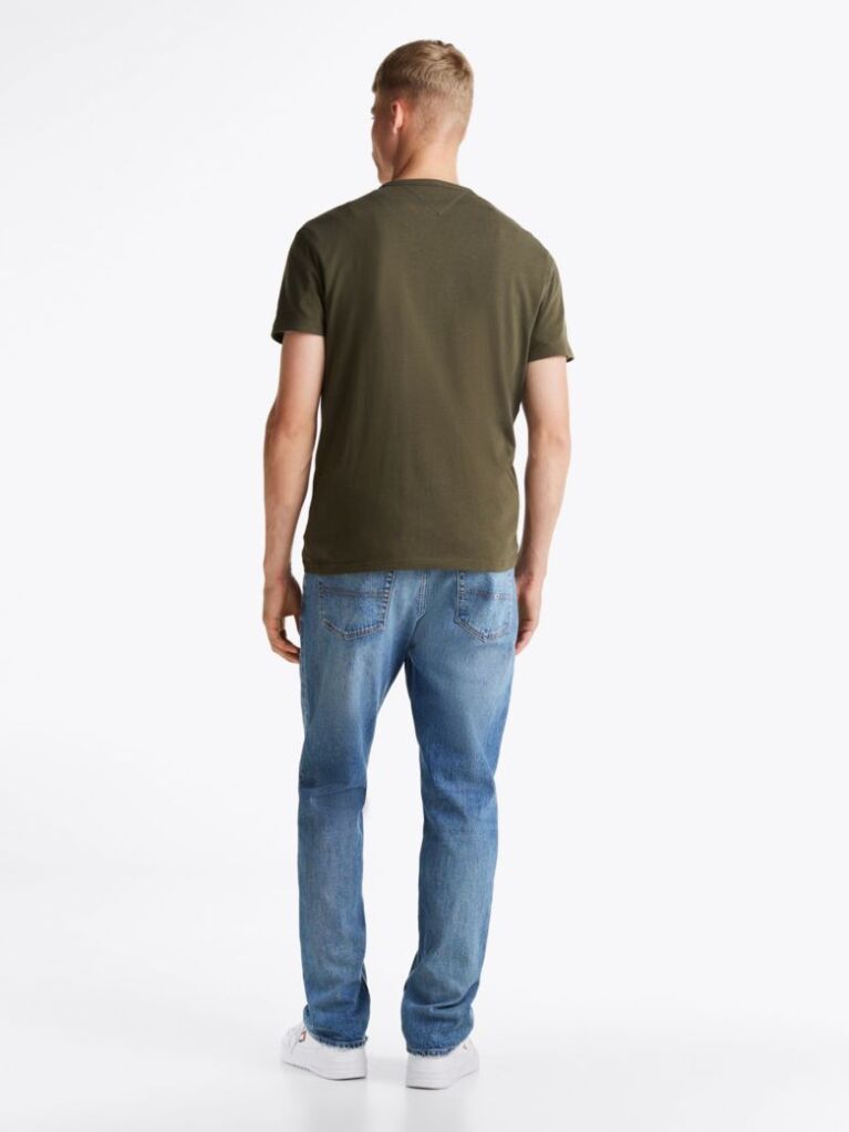 Green Tommy Badge Crew Neck T-Shirt  Men