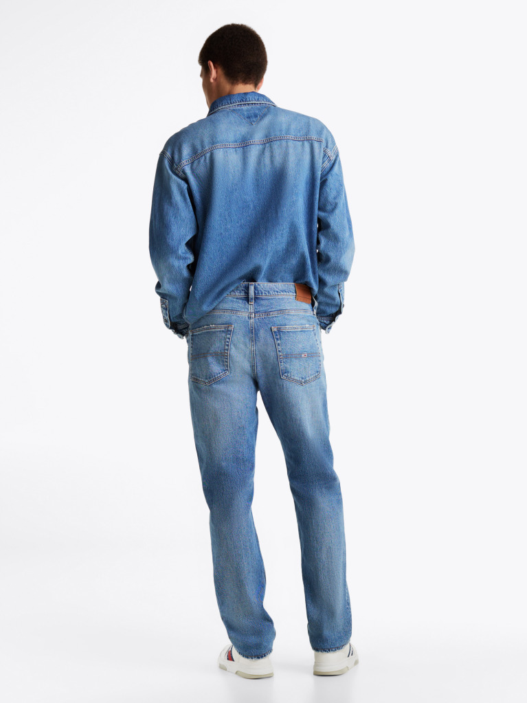 Denim Ryan Distressed Slim Straight Jeans  Men