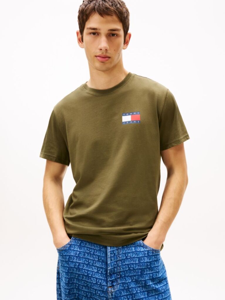 Green Logo Slim T-Shirt  Men