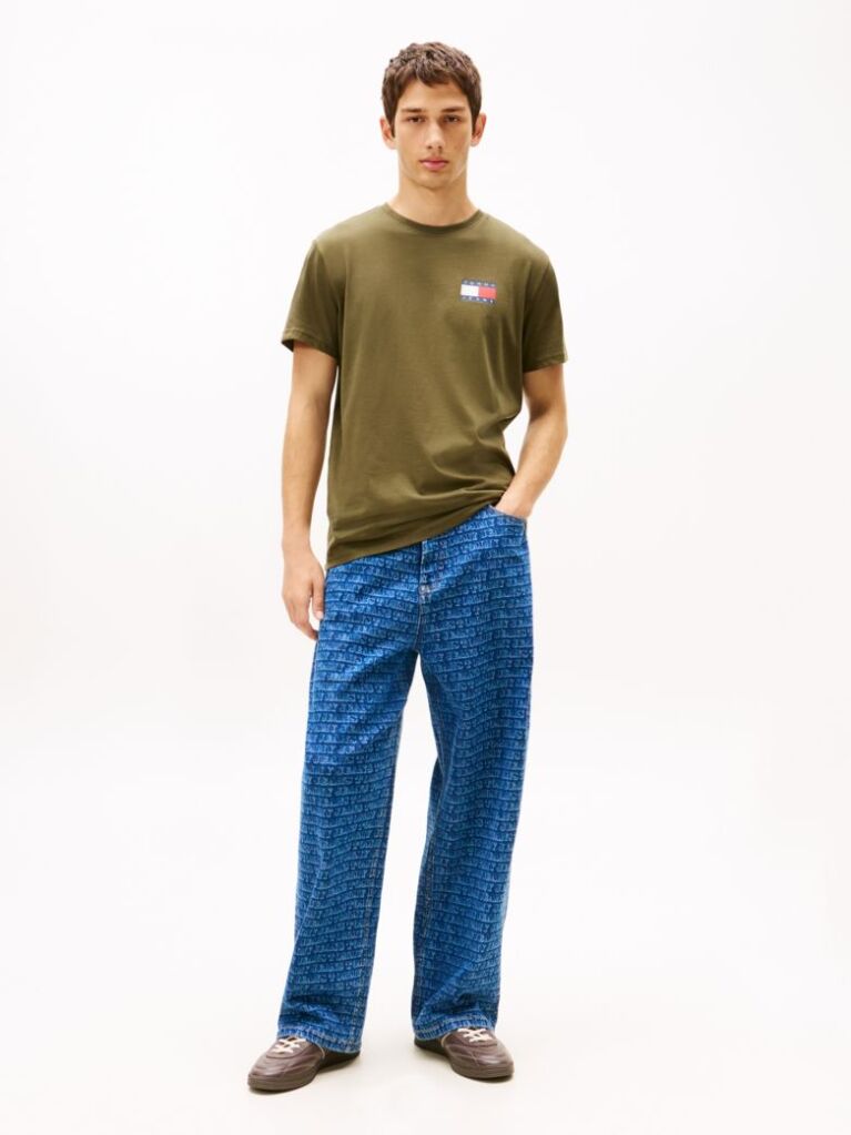 Green Logo Slim T-Shirt  Men
