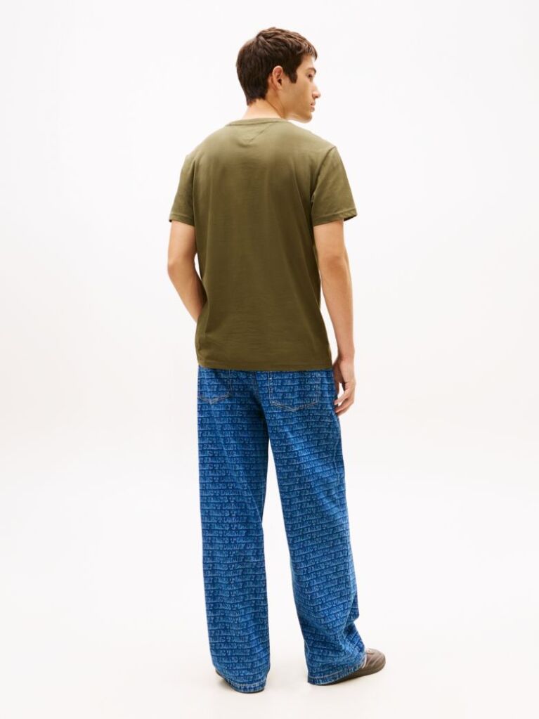 Green Logo Slim T-Shirt  Men