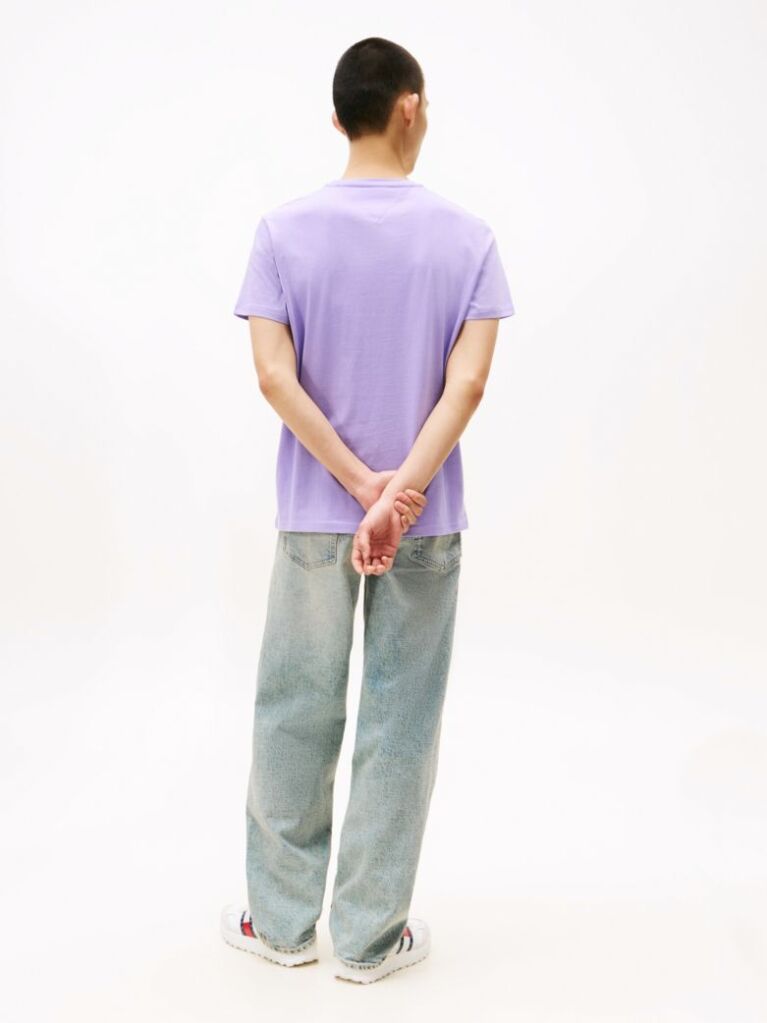 Purple Logo Slim T-Shirt  Men