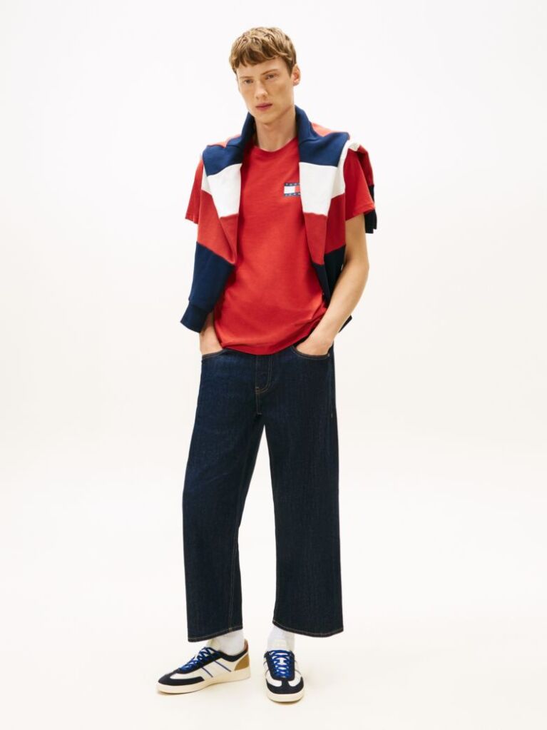 Red Logo Slim T-Shirt  Men