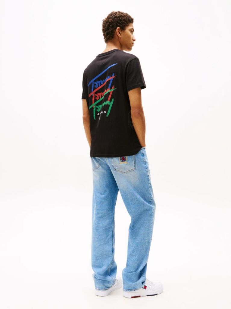 Black Back Logo Graphic T-Shirt  Men