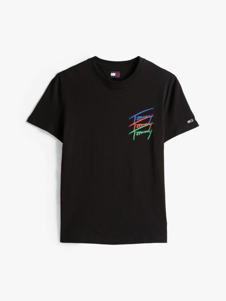 Black Back Logo Graphic T-Shirt  Men