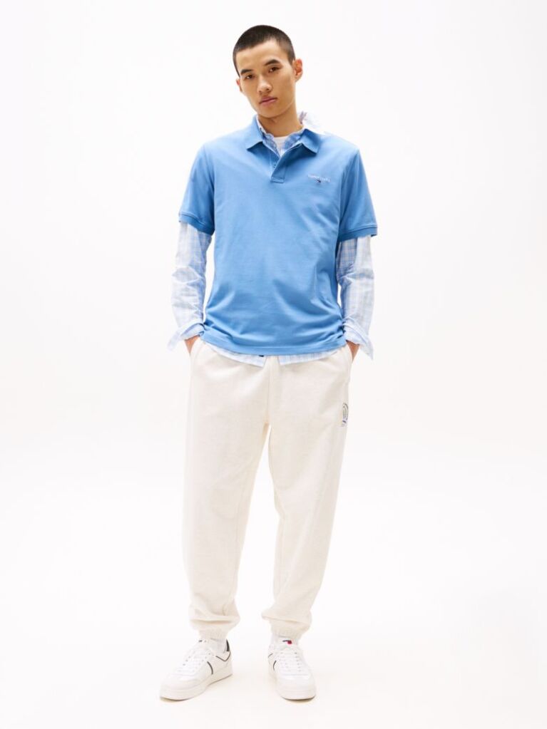 Blue Regular Fit Polo Shirt  Men