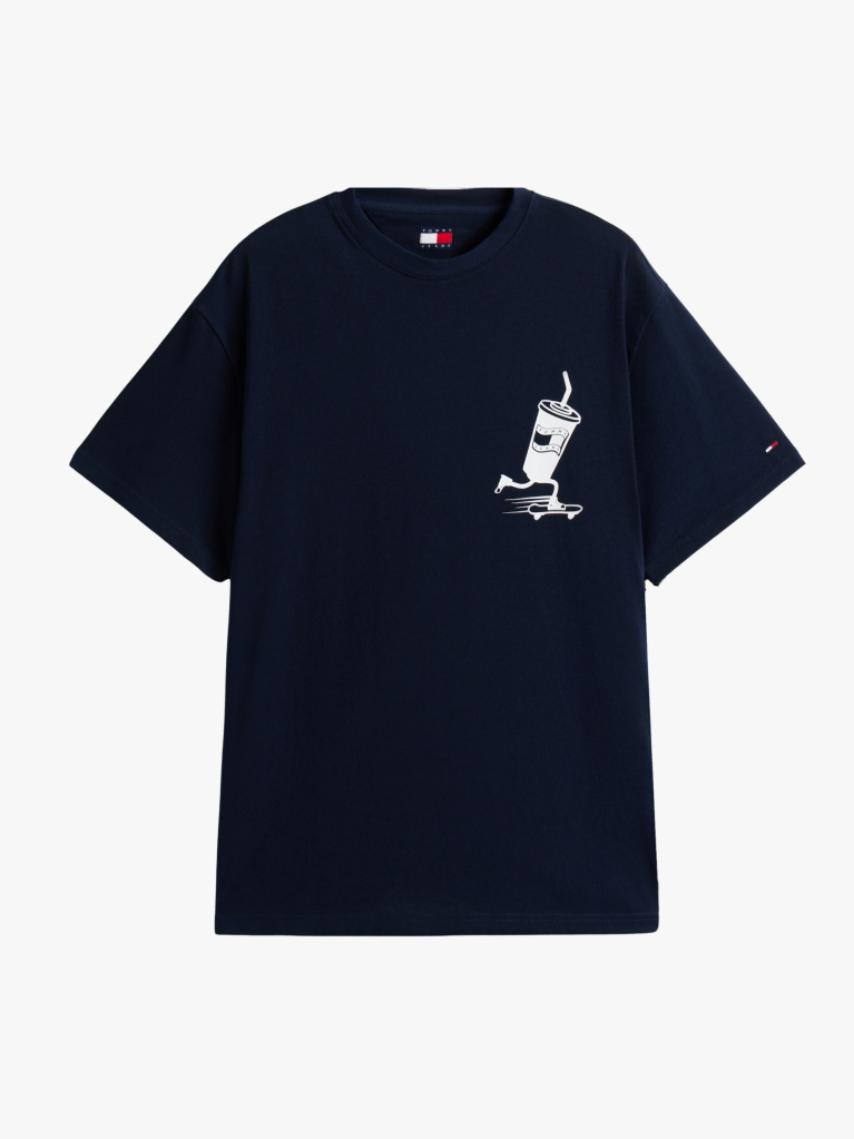 Blue Back Logo Graphic Relaxed T-Shirt  Men