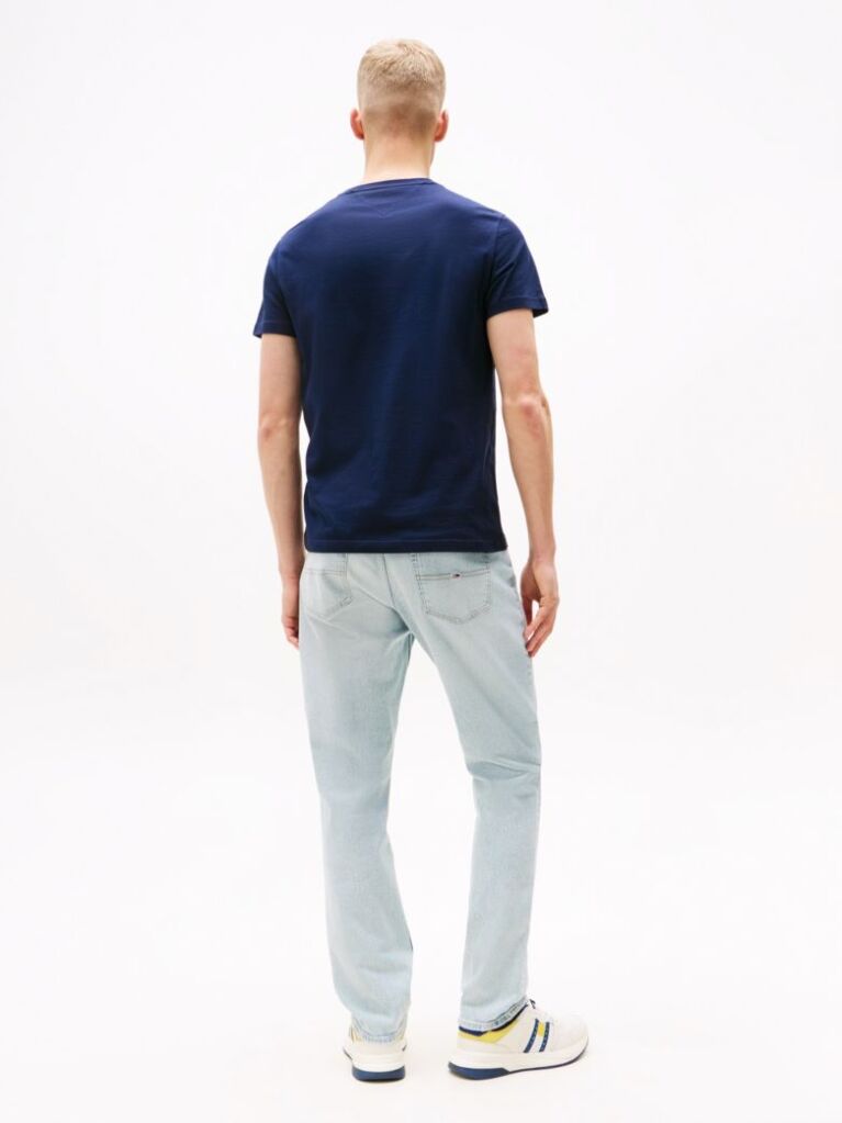 Blue Bubble Logo Slim T-Shirt  Men