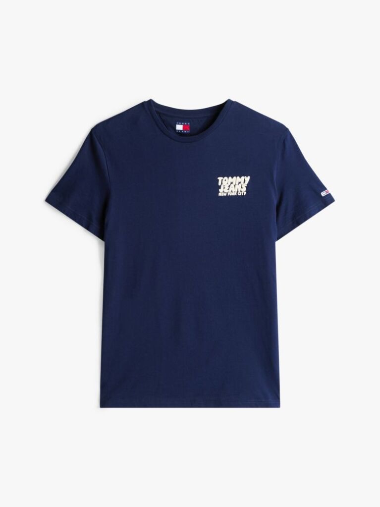 Blue Bubble Logo Slim T-Shirt  Men