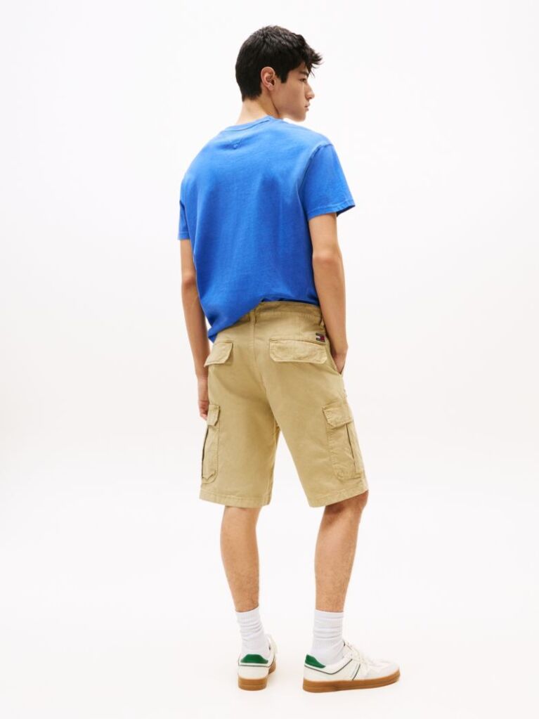 Beige Otis Straight Cargo Shorts  Men