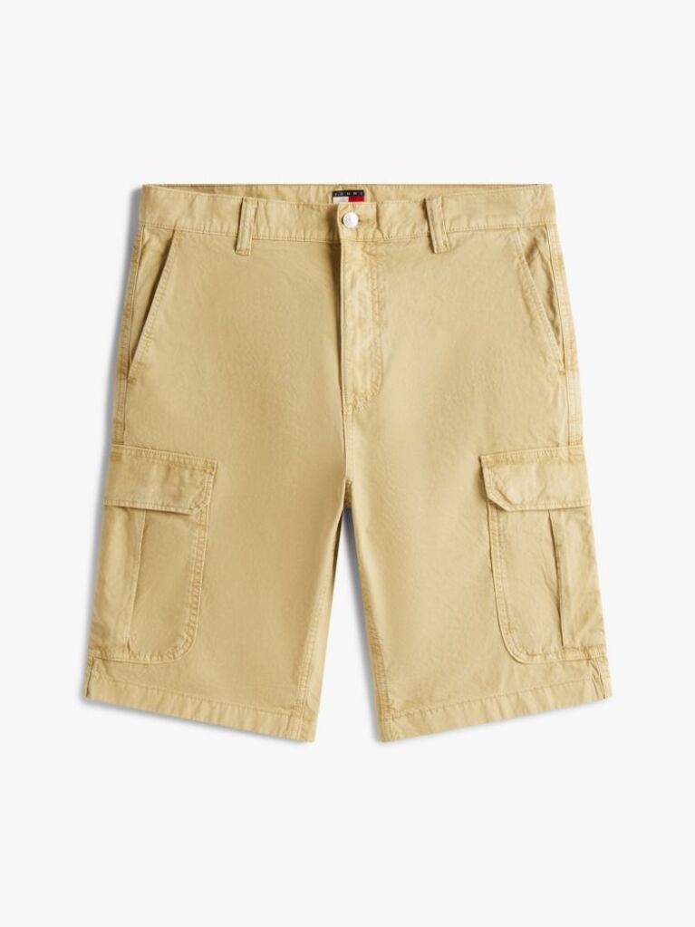 Beige Otis Straight Cargo Shorts  Men