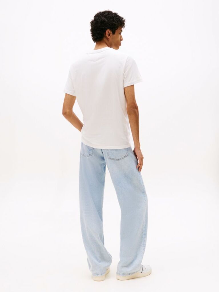White Flag Graphic Slim T-Shirt  Men