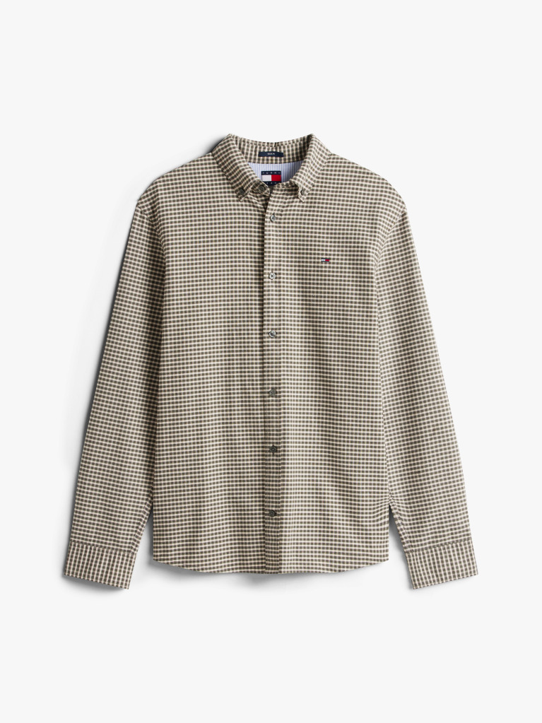 Multi Regular Oxford Check Shirt  Men