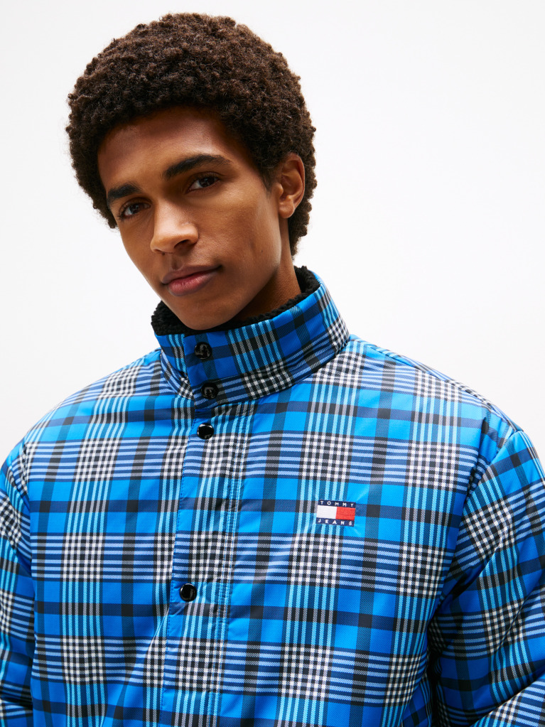 Multi Reversible Teddy Relaxed Jacket  Men