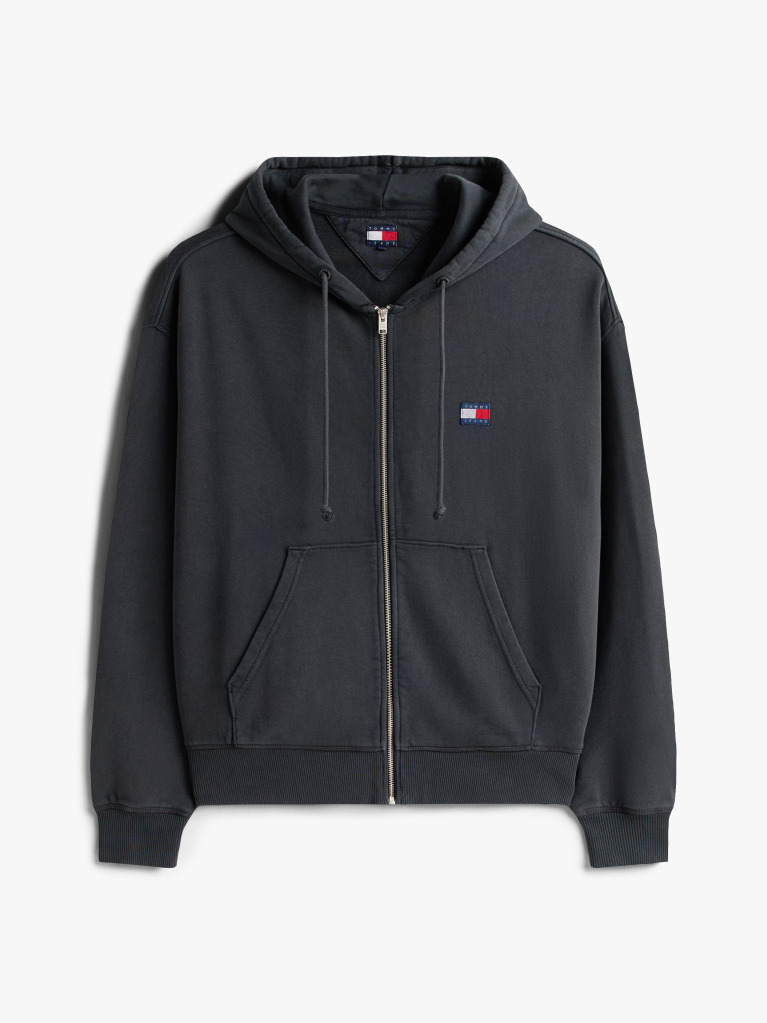 Black 90S New Classics Back Emboidery Logo Hoodie  Men