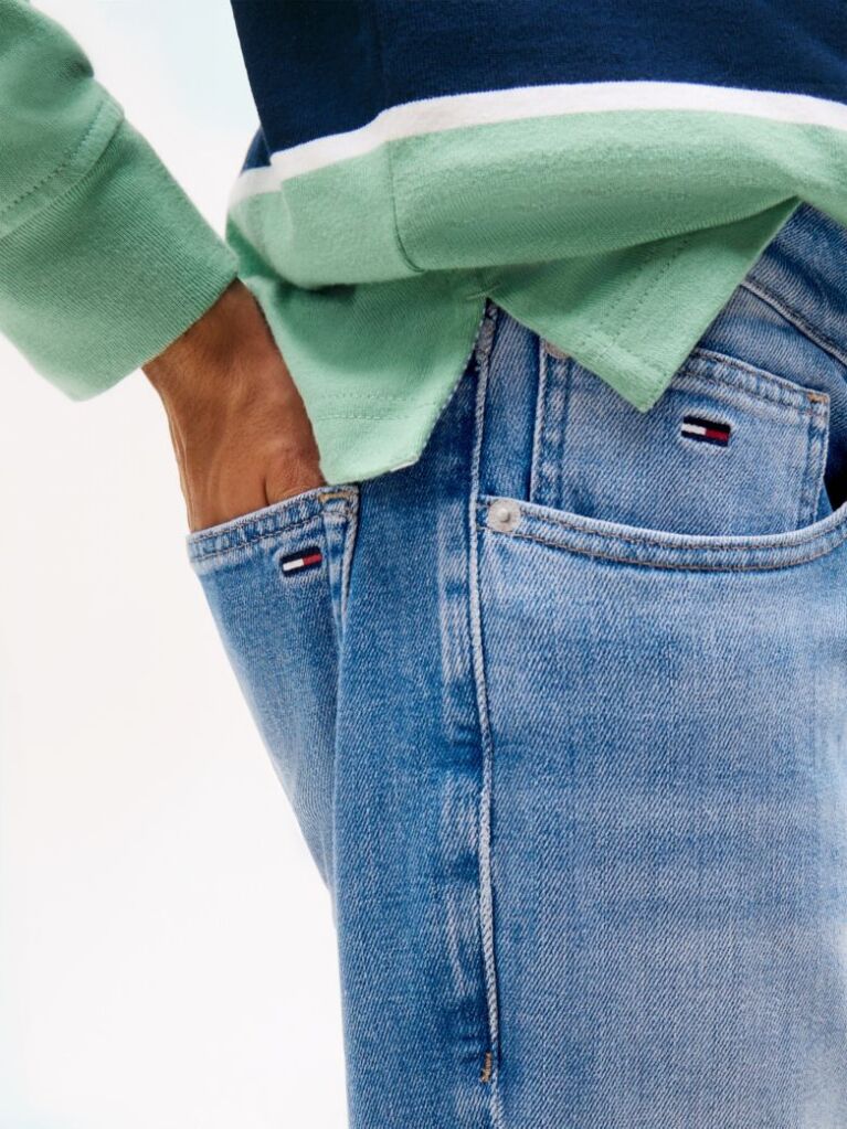 Denim Ryan Faded Slim Straight Leg Jeans  Men