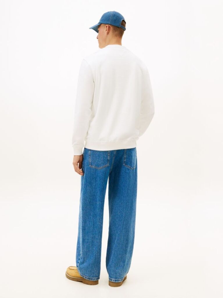 Beige Mountain Logo Embroidery Terry Sweatshirt  Men