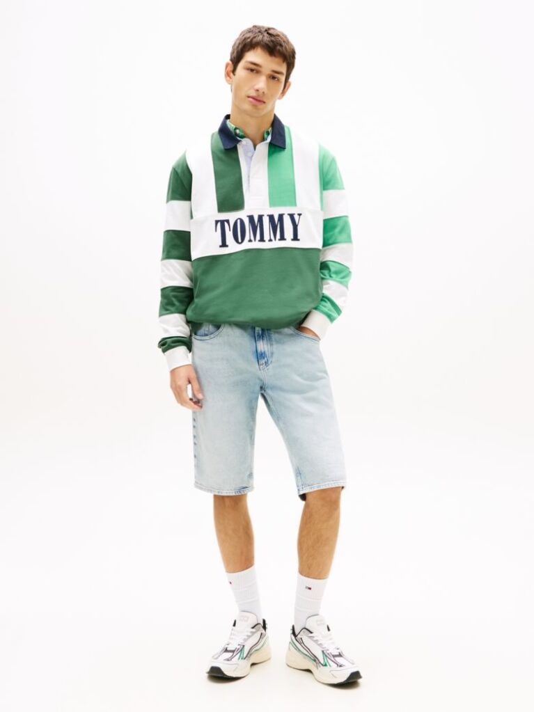 Denim Ronnie Whiskered Five-Pocket Slim Denim Shorts  Men