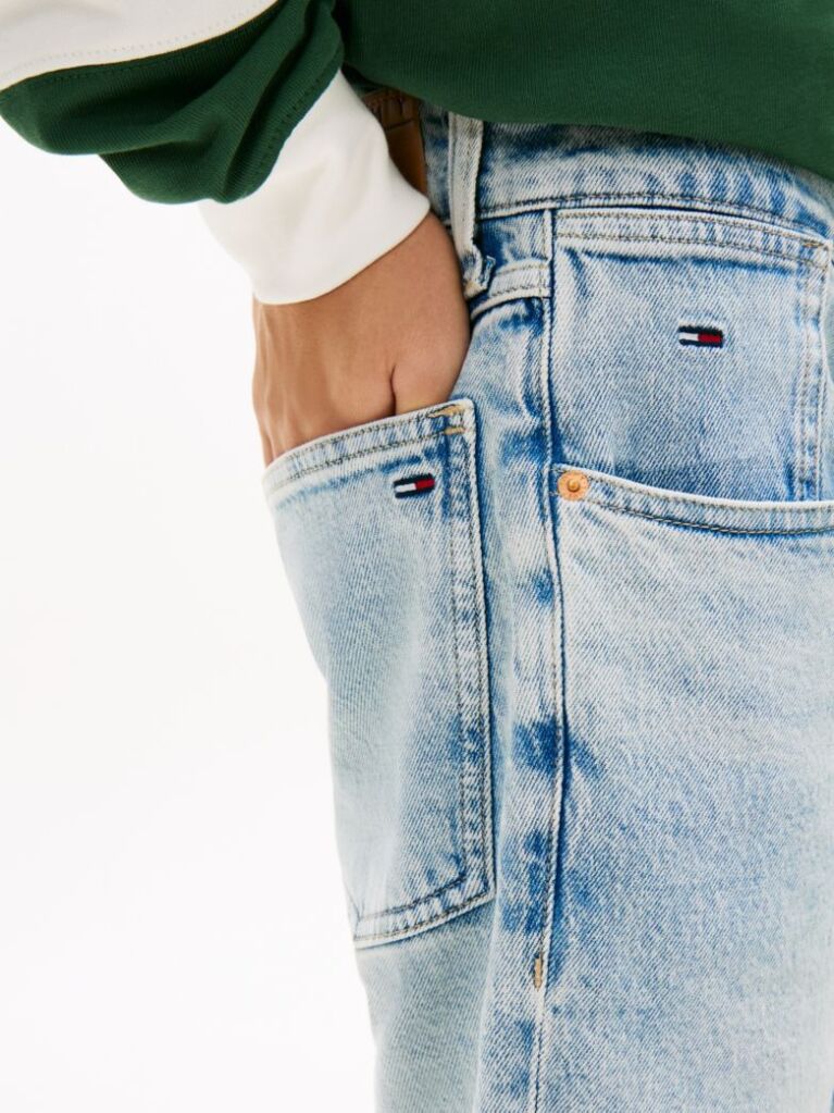 Denim Ronnie Whiskered Five-Pocket Slim Denim Shorts  Men