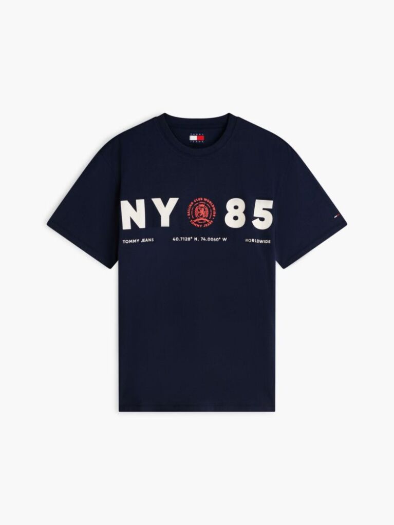 Blue Back Logo Relaxed Jersey T-Shirt  Men
