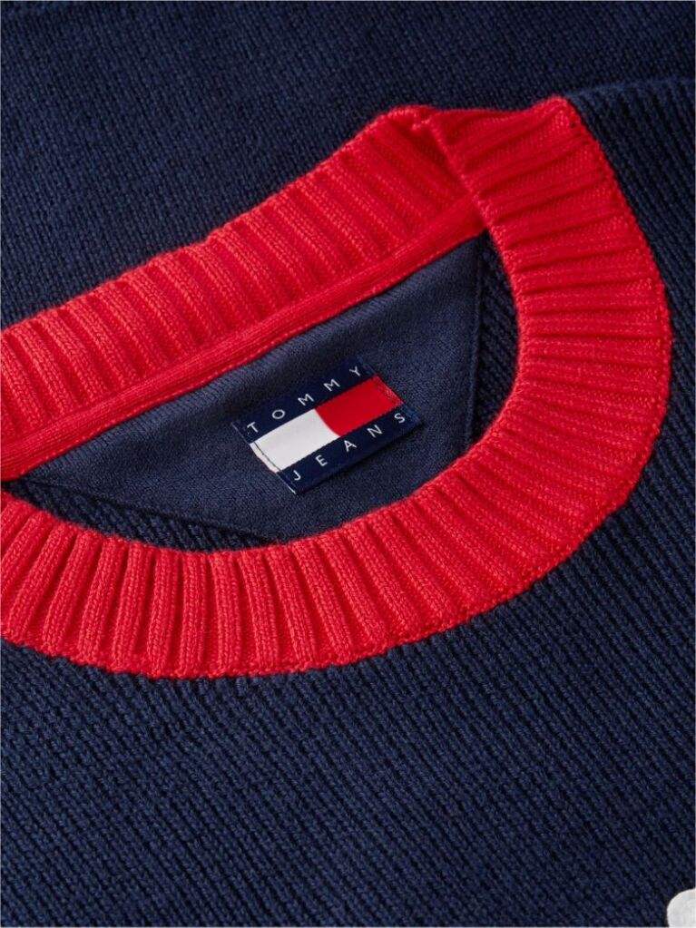 Blue Classic Logo Appliqué Jumper  Men