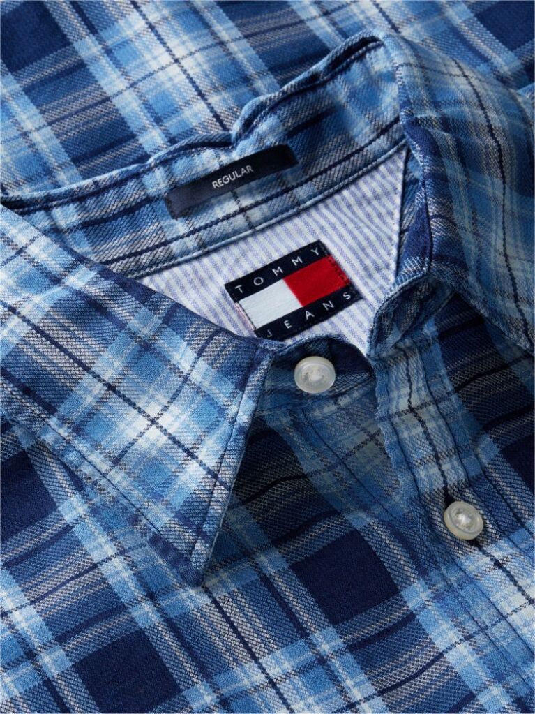 Multi Regular Fit Dobby Check Shirt  Men