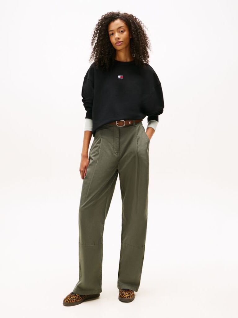 Black Badge Boxy Fit Sweatshirt  Women