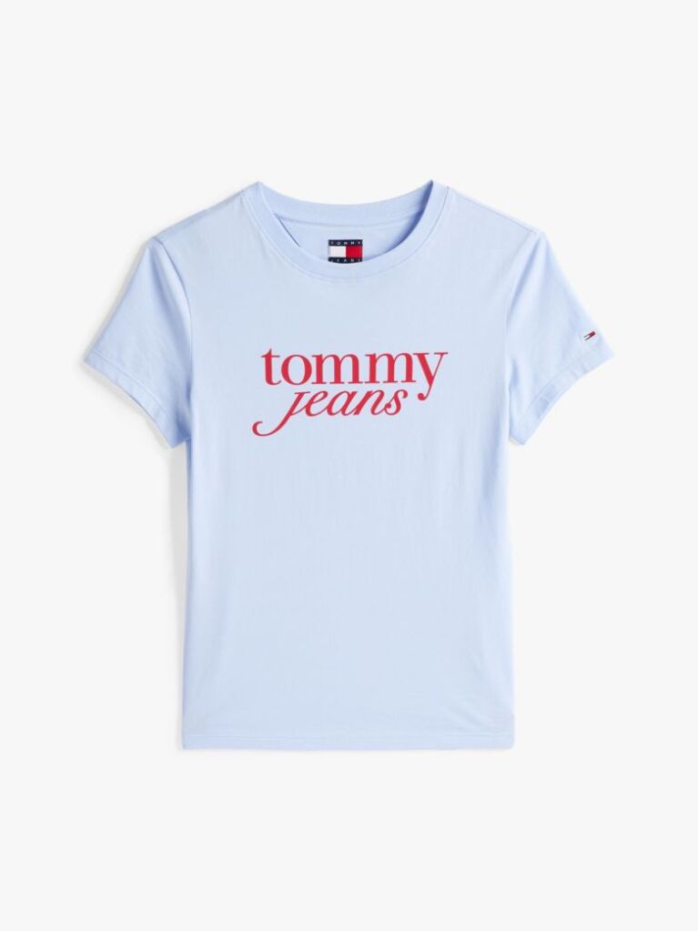 Blue Logo Slim T-Shirt  Women