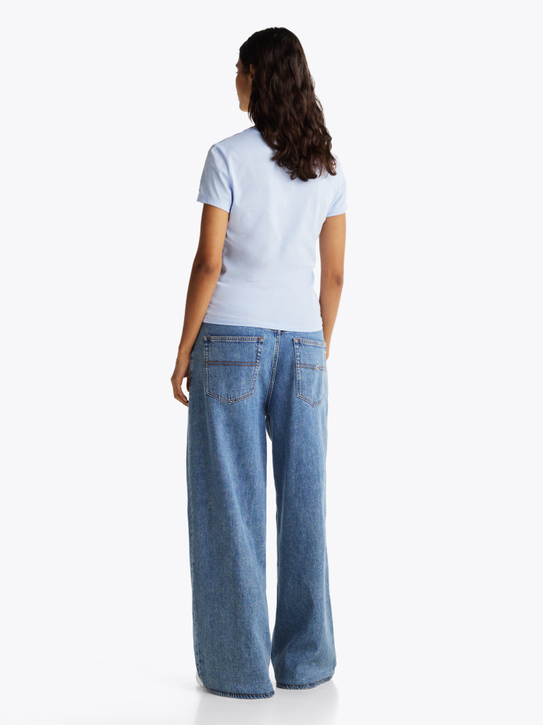 Blue Logo Slim T-Shirt  Women