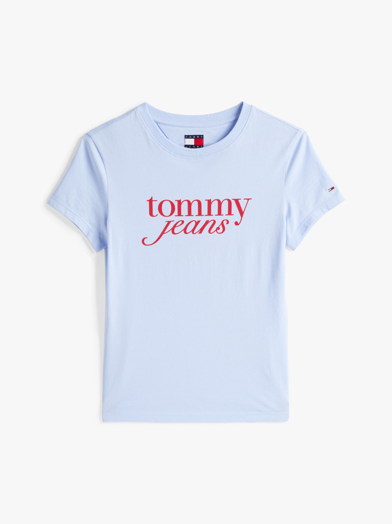 Blue Logo Slim T-Shirt  Women