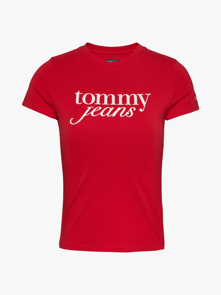 Red Logo Slim T-Shirt  Women