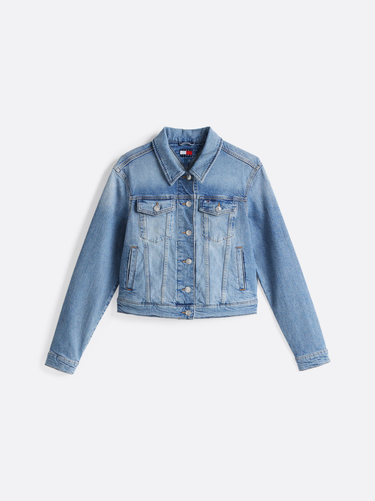 Denim Denim Slim Trucker Jacket  Women