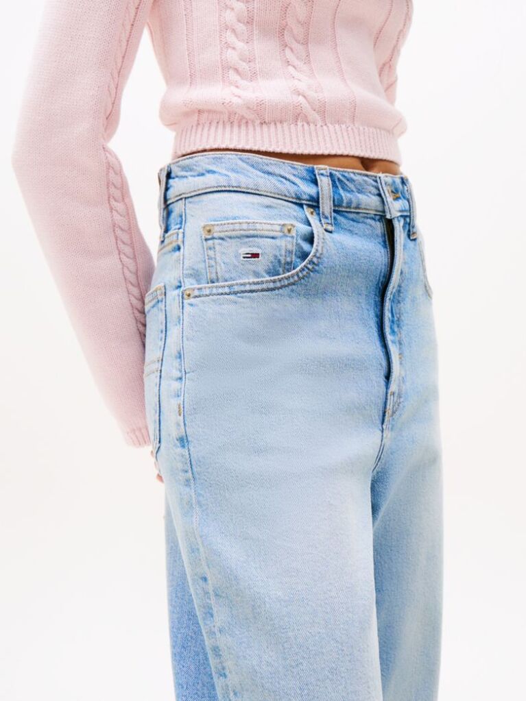 Denim Ultra High Rise Tapered Mom Jeans  Women