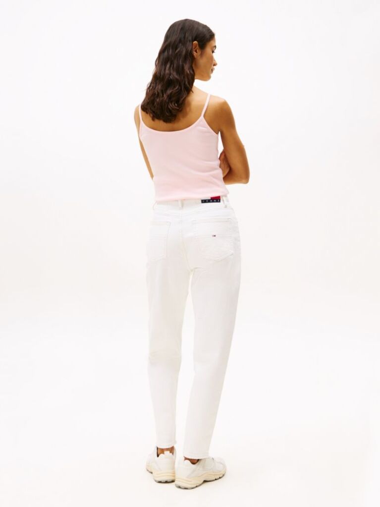 Denim Light Wash Ultra High Rise Mom Jeans  Women