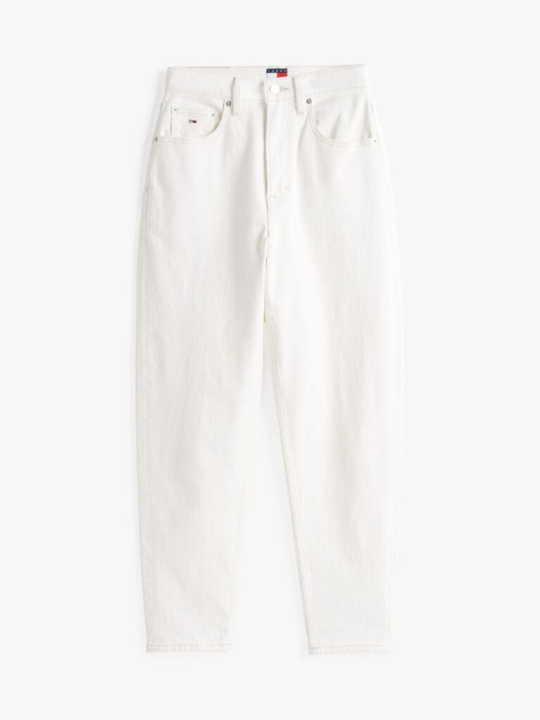 Denim Light Wash Ultra High Rise Mom Jeans  Women