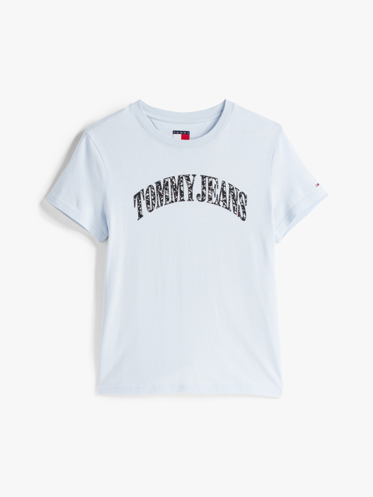 Blue Floral Logo T-Shirt  Women